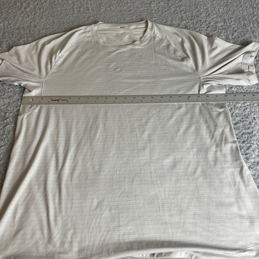 Lululemon Metal Vent Tech Short Sleeve Shirt Grey Better Each Day Mens XL - Picture 2 of 8